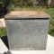 Vintage Galvanized PET Milk Delivery Box