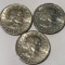 Lot of 3 Susan B. Anthony One Dollar Coins