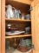 Cabinet Lot of Misc Kitchen Items