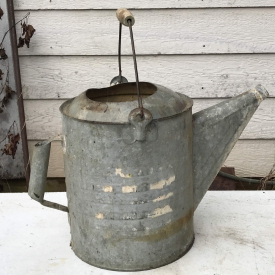 Vintage Galvanized Watering Can