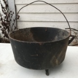 Vintage Cast Iron Cauldron 14-1/2” Wide