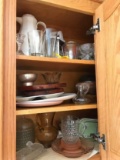 Cabinet Lot of Misc Kitchen Items