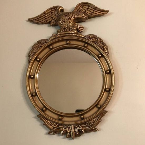 Vintage Port Hole with Eagle Molded Mirror