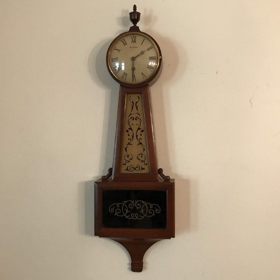 Vintage Wooden 8 Day Wall Clock by Herschede Model No. 160