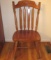 Slat-back Wooden Chair