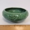 McCoy Green Round Planter - Grass Design