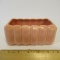 McCoy Salmon Pink Rectangular Planter - Scalloped Column Design