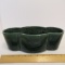 Hull Dark Green Centerpiece Planter