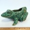 McCoy Green Frog Planter