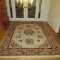 Oriental Style Area Rug - Cream Background with Floral Pattern - See Photo