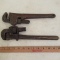 Pair of Pipe Wrenches
