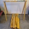 Lot of 5 Metal Sawhorses