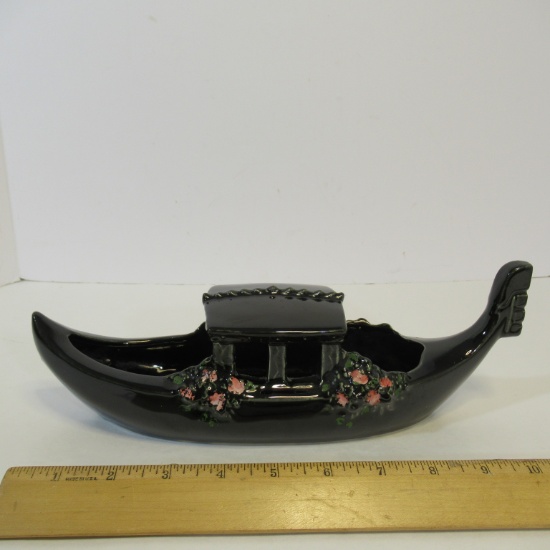 McCoy Black Gondola Succulent Planter