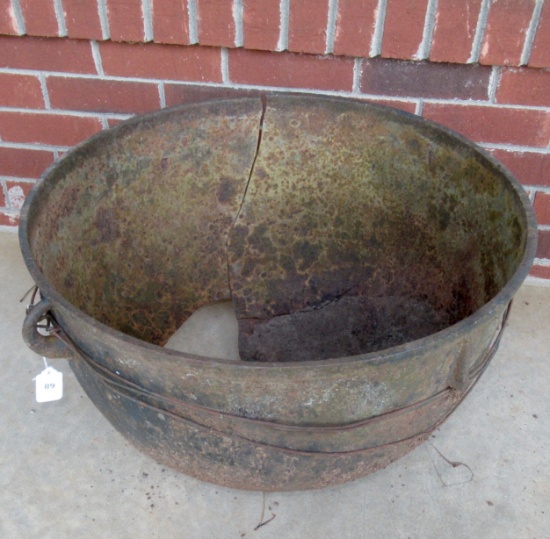 Old Cast Iron Cauldron