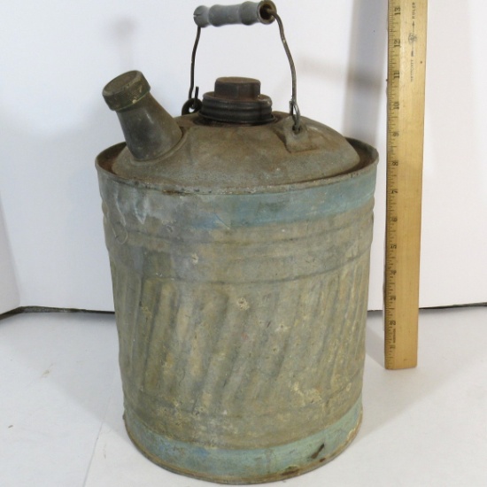 Old Galvanized Gas Can