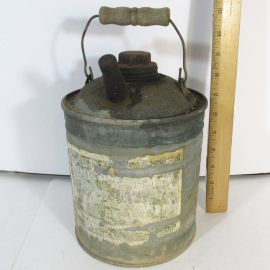 Old Galvanized Gas Can