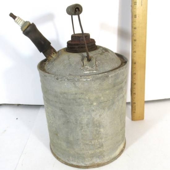 Old Galvanized Gas Can