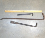 Lot of 3 Various Sized Crow Bars