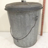 Galvanised Trash Pail