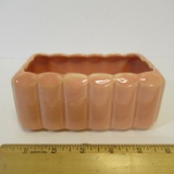 McCoy Salmon Pink Rectangular Planter - Scalloped Column Design