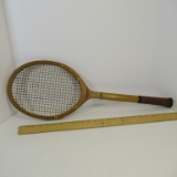 Vintage Wooden Tennis Racket - Aero Cub