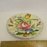 Floral Decorative Plate - Made in Italy
