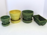 McCoy (4 pieces) - Green & Yellow Planters
