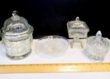 Nice Vintage Clear Glass Assortment