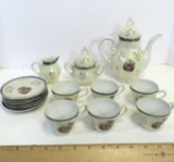 Victorian Scene Porcelain Tea Set - Jay's Japan