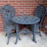 Patio Bistro Set with Table & 2 Chairs