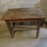 Oak Craftsman Style Table