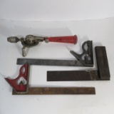 Lot of Hand Drill & Squares