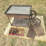 Rolling serving Cart Project - Removable Glass Tray
