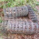 Lot of Misc Woven Wire Field Fencing