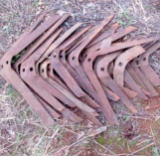 Large Lot of Sweep Plow Points