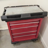 Red Rolling Tool Box