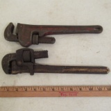 Pair of Pipe Wrenches