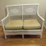 Wicker Settee
