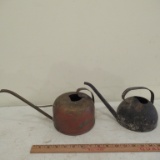 Watering Cans - One Copper & One Steel