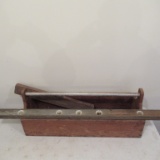 Wooden Tool Box with Levels