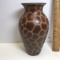 Carved Animal Print Vase