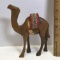 Vintage Wooden Carved Camel Figurine