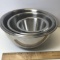 Set of 4 Stainless Mixing Bowls