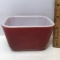 Vintage Small Pyrex Red Casserole