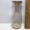 Vintage Glass Milk Bottle with Seal