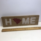 Wooden South Carolina “Home” Sign