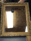 Wall Mirror with Ornate Gilt Frame
