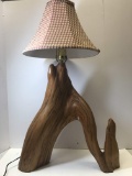 Large Vintage Cypress Knee Lamp