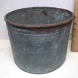 Galvanized Vintage Bucket