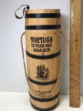 Wooden Advertisement Barrel Tortuga Gold Rum